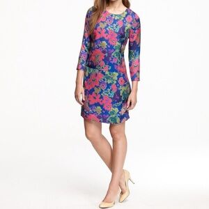 J. Crew Vintage Shift  Floral  dress size 2